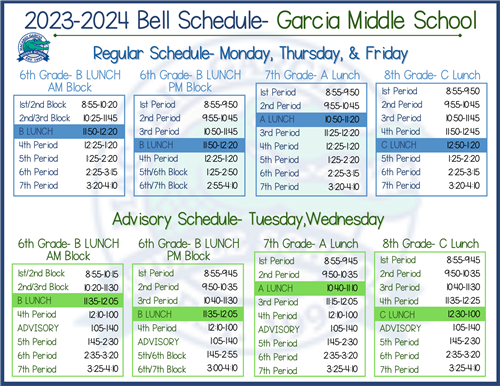 GMS Bell Schedule